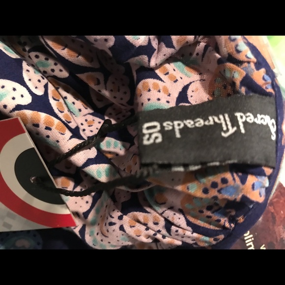 NWT. Sacred Threads Blouse.  229164.  BL/GR - Picture 7 of 10